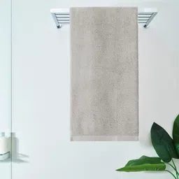 DDecor Unisex Grey Solid 450 GSM Live Beautiful Bath Towel-42