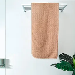 DDecor Unisex Beige Solid 550 GSM Live Beautiful Bath Towel-image-49