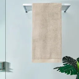 DDecor Unisex Beige Solid 600 GSM Live Beautiful Bath Towel-22