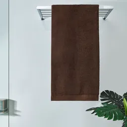 DDecor Unisex Brown Solid 600 GSM Live Beautiful Bath Towel-19