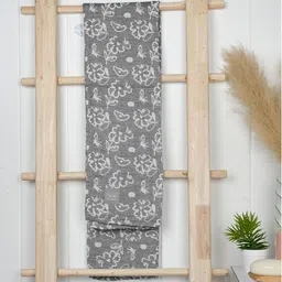 Doctor Towels Charcoal Banana Jacquard Floral Bath Towel-17