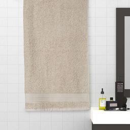 SPACES Off White Solid Pure Cotton 400 GSM Bath Towels-image-53