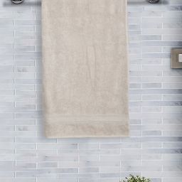 Fabindia Grey Solid Cotton 500 GSM Bath Towel-22