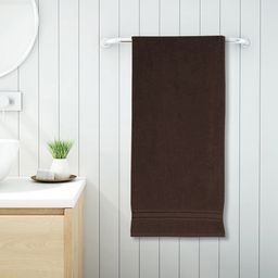 SPACES Brown Solid Pure Cotton 400 GSM Bath Towel-image-38
