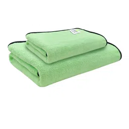 Softspun Microfiber Green 2 Pieces Towel Set-33
