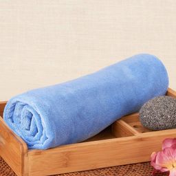 Aura Blue Premium Absorbent UltraSoft Anti-Fade Bath Towel-48