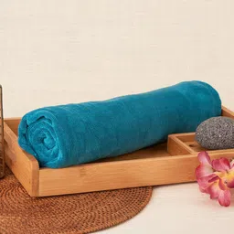 Aura Green 2 Pieces Premium Absorbent UltraSoft Anti-Fade Cotton Bath Towel-9