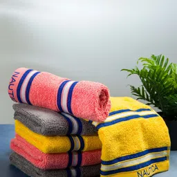 Nautica Set Of 6 Solid Pure Cotton 600 GSM Hand Towels-9