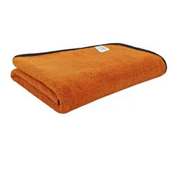 Softspun Microfiber Brown 280 GSM Bath Towel-3
