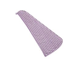 Black gold Purple & White Zig Zag Design Pure Cotton Hair Draper-image-74