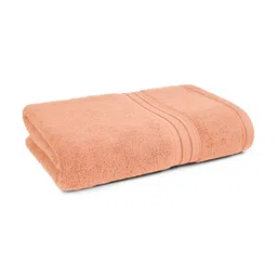 MYTRIDENT Classic Peach-Colored 525 GSM Pure Cotton Super Soft Bath Towel-picture-29