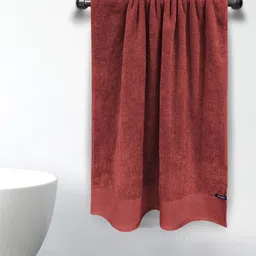 Myntra Elegant Homes Maroon Cotton 650 GSM Bath Towel-image-72