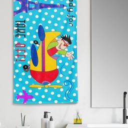 YK Kids Cartoon Printed Medium Cotton Bath Towel in 300 GSM-picture-18