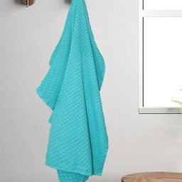 Lushomes Blue Pure Cotton 350 GSM Bath Towel-image-61