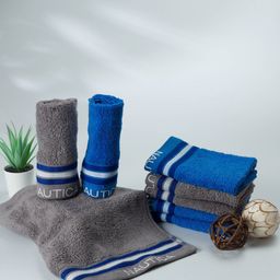 Nautica Set Of 8 Super Soft Zero Twist Pure Cotton 500 GSM Face Towels-26