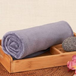 Black Gold Grey 4-Pieces Classic Microfiber Bath Towels-14