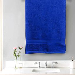 Home Fresh Unisex Blue Solid Cotton 550 GSM Classic Plus Bath Towel-picture-31
