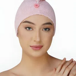 RANGOLI Peach Bamboo 500 GSM Hair Wrap Towel-41
