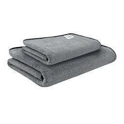 Softspun Microfiber Grey 2-Pcs Towel Set-19