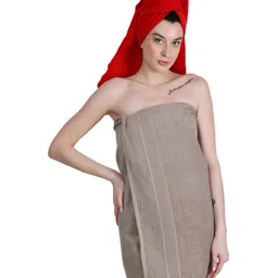 Dollar Socks Brown Cotton 600 GSM Bath Towel-picture-57