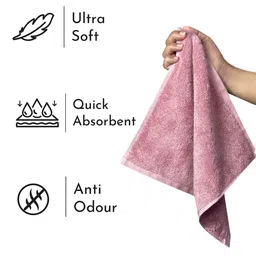 Heelium Set of 3 Solid 600 GSM Face Towels image 5