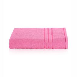 Kuber Industries Pink & Brown 2 Pieces Striped Cotton 150 GSM Bath Towel image 3