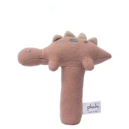 Pluchi Dino Cotton Knitted Stuffed Soft Rattle Toy-48