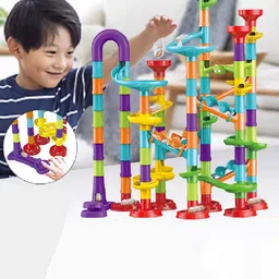 CHOCOZONE Marble Run Track Maze Building Blocks STEM Toys-41