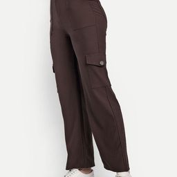 Next One Women Smart Straight Fit High-Rise Easy Wash Corduroy Trousers-picture-39