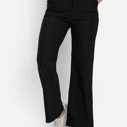 Next One Women Smart Straight Fit High-Rise Easy Wash Corduroy Trousers-picture-34
