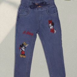A-Okay Kids Embroidered High-Rise Denim Jogger Fit Jeans-image-58