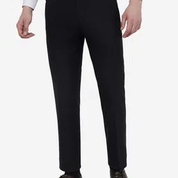 JB STUDIO Men Mid-Rise Slim Fit Formal Trousers-image-73