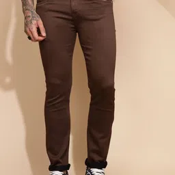 Global Republic Men Smart Straight Fit High-Rise Wrinkle Free Trousers-picture-44