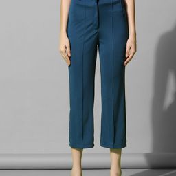 Selvia Women Mid-Rise Cropped Regular Trousers-image-57