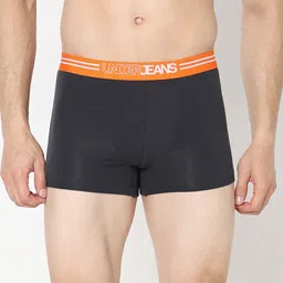 UnderJeans by Spykar Mid Rise Antimicrobial Trunks UJNPTS062DKGREY-picture-25