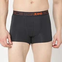 UnderJeans by Spykar Outer-Elastic Short Trunk UJNPTS064DKGREY-picture-29