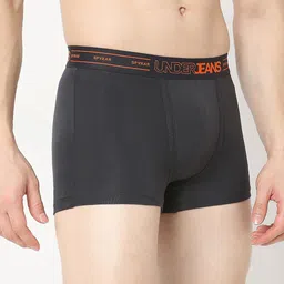 UnderJeans by Spykar Outer-Elastic Short Trunk UJNPTS064DKGREY image 2