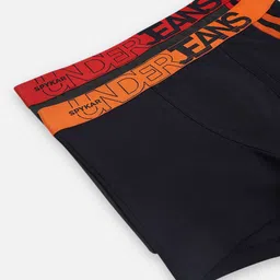 UnderJeans by Spykar Pack of Pack of 2  Outer-Elastic Short Trunks UJNTPTC012NavyGrey image 4