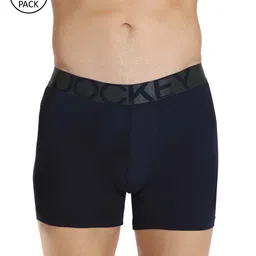 Jockey Men Pack of 2 Navy Blue Solid Trunks-image-28