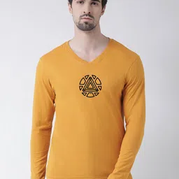 Friskers Graphic Printed V-Neck Bio Wash Cotton T-Shirt-picture-30