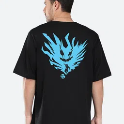 Mad Over Print Graphic Printed Drop Shoulder Sleeves Cotton Oversized T-shirt-image-34