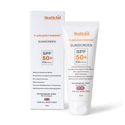 HealthAid Flawless Finesse Sunscreen SPF 50+ PA++++,  60 g  for All Skin Types -40