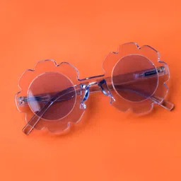 Spiky Kids Blue UV Protected Round Sunglasses CTK167_BLU_BLU-27
