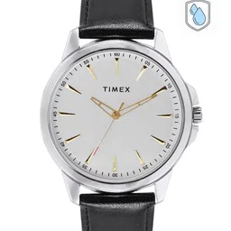 Timex Men Brass Dial & Leather Straps Analogue Watch TWEG165SMU07-80