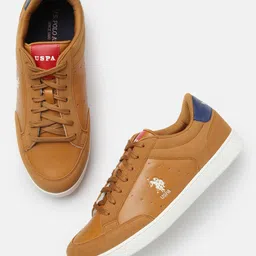 U.S. Polo Assn. Men Tan Brwon Liotto Sneakers-picture-49