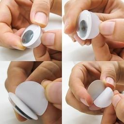 KRAFTMASTERS 7mm Funny Googly Eyes self Adhesive for handicrafts, Pieces Wiggly Eyes, Googly Eyes Adhesive Large and Small, Stick on Eyes Stickers Mix, self-Adhesive, googleeyes Craft (100) image 2