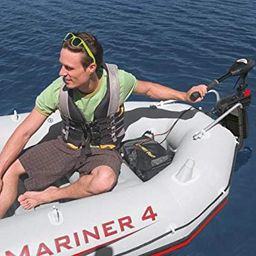 Intex 12V Transom Mount Boat Trolling Motor & Mounting Kit 68631E + 68624E image 3