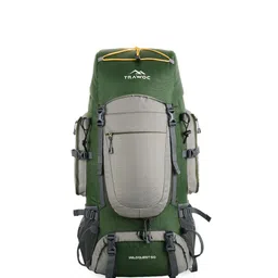 TRAWOC WILDQUEST solid 50L Rucksack for with shoe and laptop compartment-31