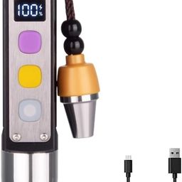 HELLARO Three Switches Three Light Sources Jade Identification Flashlight, New Multifunctional Gemstone Mineral Detection Light, White Light, Yellow Light, and 365nm Ultraviolet Query Mini Light image 1