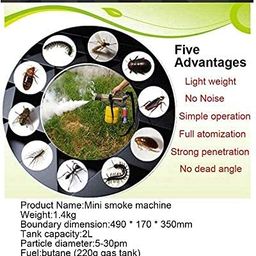 Green Leaf fogging Machine Polycarbonate Insect Control image 5